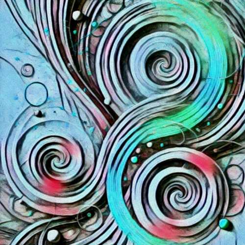 SPIRALE x 3 by Annette Billeter-Kuehn, Print for Sale on Singulart
