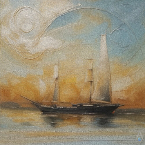Abstraktion verschmilzt. mit Erzählung by ANNA, Print for Sale on Singulart