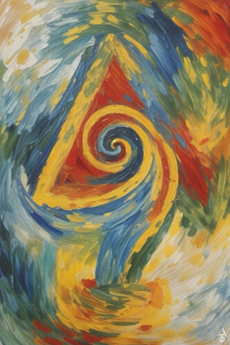 Im Wirbel des Lichts by Annette Billeter-Kuehn, Print for Sale on Singulart