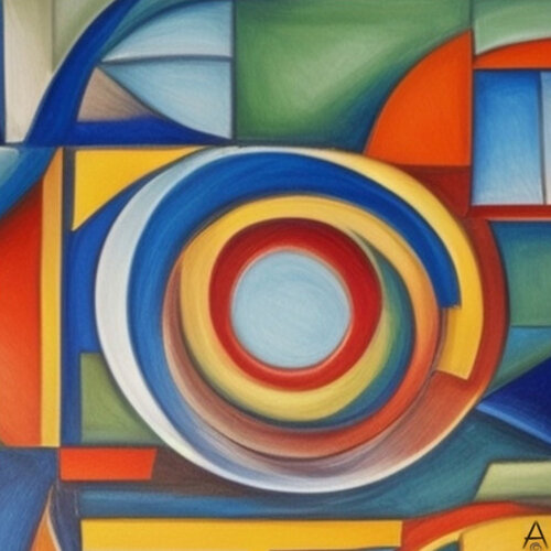 DAS AUGE DER FARBEN von Annette Billeter-Kuehn, Druck kaufen auf Singulart