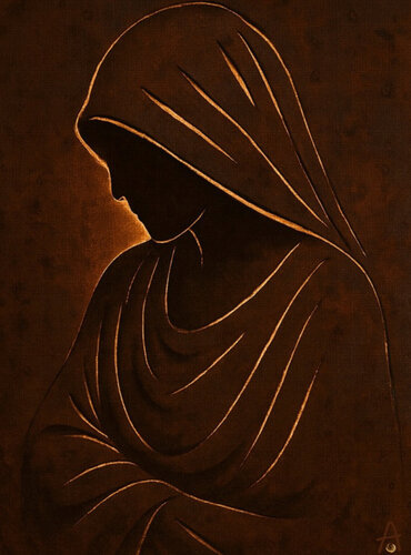 * Die Frau im Metall * von Annette Billeter-Kuehn, Druck kaufen auf Singulart