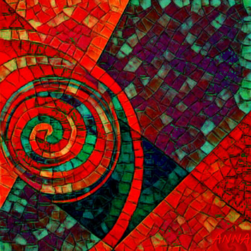 Im Herzen der Spirale de Annette Billeter-Kuehn, Impresión a la venta en Singulart