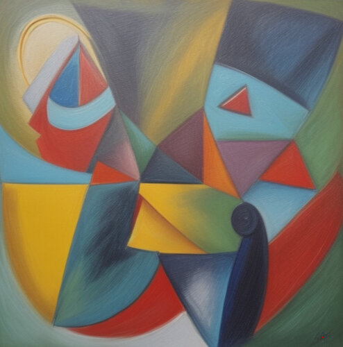 ´“der KUSS“ by Annette Billeter-Kuehn, Print for Sale on Singulart