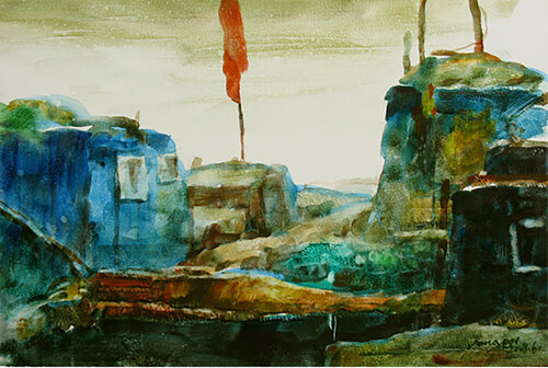 Harbour 1 di Chunguang Ma, Pittura in vendita su Singulart