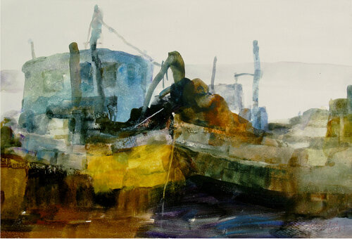 Harbour 2 van Chunguang Ma, Schilderij te koop op Singulart