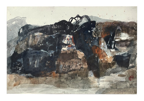 Taihang Reminiscence — Minor Snow van Chunguang Ma, Werk op papier te koop op Singulart