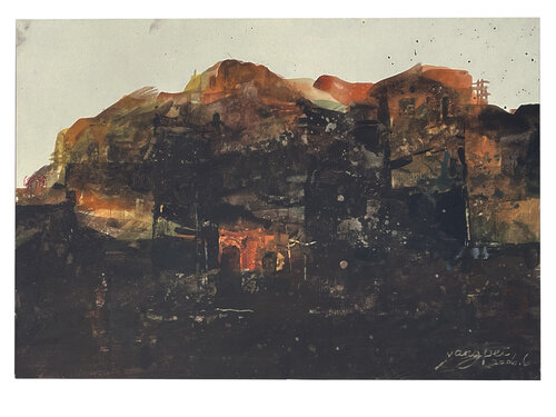 Taihang Reminiscence — Frost Descent van Chunguang Ma, Werk op papier te koop op Singulart