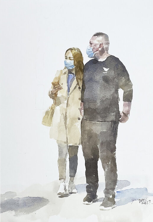 Middle-aged Couple I Chunguang Ma