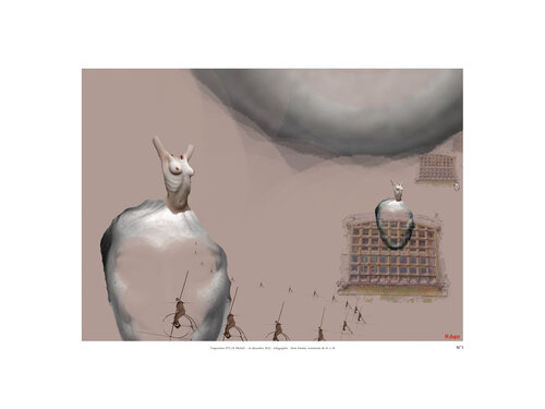 "Trajectoires 5" van Christian Paboeuf, Afdruk te koop op Singulart