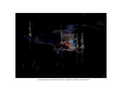 La migration des ballerines by Christian Paboeuf, 數碼 for Sale on Singulart