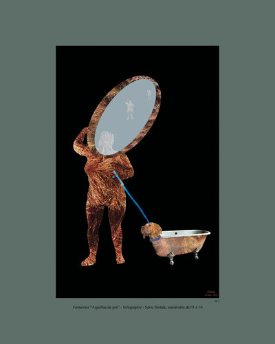 Aiguilles de pin par Christian Paboeuf, Digital en vente sur Singulart