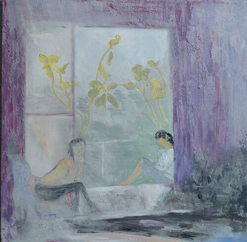 Conversation di Christian Delavelle, Pittura in vendita su Singulart