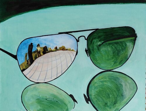 Quatre reflets di Christian Delavelle, Pittura in vendita su Singulart