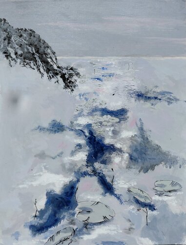 Sources de l'Essonne di Christian Delavelle, Pittura in vendita su Singulart