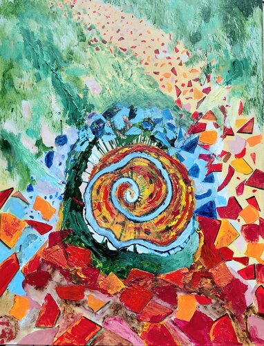 Vertige par Christian Delavelle, Peinture en vente sur Singulart