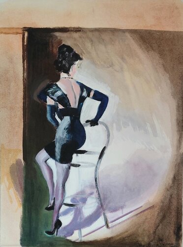 Studio by Christian Delavelle, Painting for Sale on Singulart