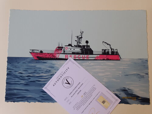 Banksy x Post Modern Vandal - The original Louise Michel van Other, Afdruk te koop op Singulart