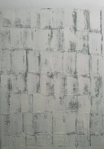 White grid panel 1 von Shannon Louis, Malerei kaufen auf Singulart