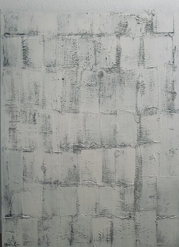 White grid panel 2 von Shannon Louis, Malerei kaufen auf Singulart