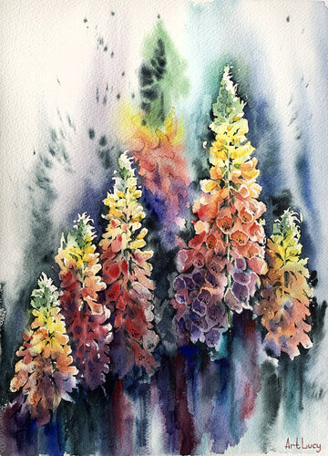 Multicolor summer by Olena Horova, Painting for Sale on Singulart