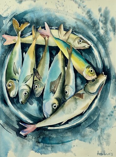 Fish von Olena Horova, Malerei kaufen auf Singulart