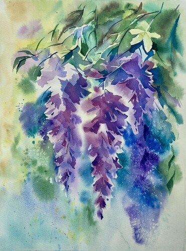 Wisteria by Olena Horova, Painting for Sale on Singulart