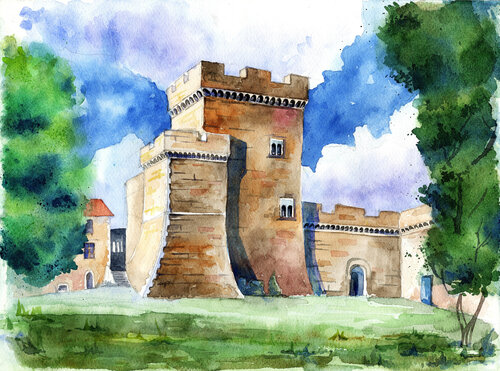 Castle von Olena Horova, Malerei kaufen auf Singulart