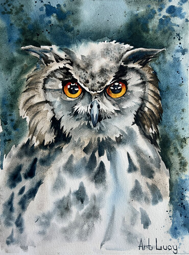 Owl von Olena Horova, Malerei kaufen auf Singulart