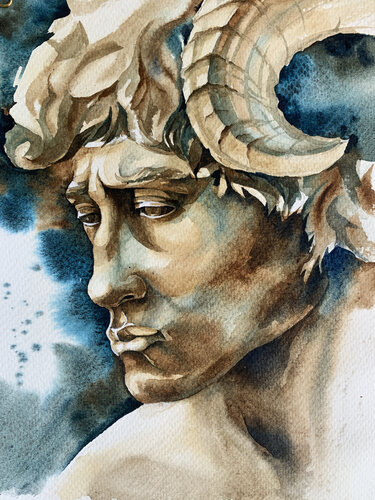 Faun de Olena Horova, Pintura a la venta en Singulart