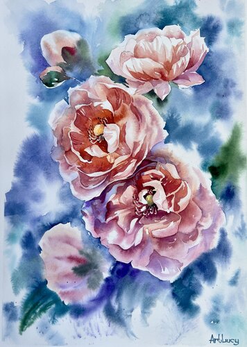Peony van Olena Horova, Schilderij te koop op Singulart