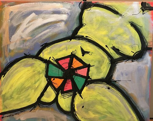 L'origine d'un monde di BA-G., Pittura in vendita su Singulart