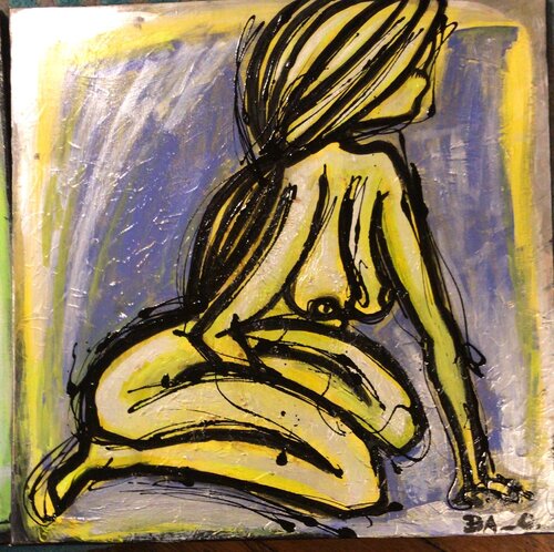 Profil Nu di BA-G., Pittura in vendita su Singulart