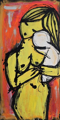 L' amour c'est comme une vague by BA-G., Painting for Sale on Singulart
