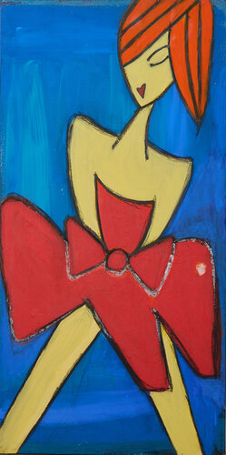 La danse en rouge 1 di BA-G., Pittura in vendita su Singulart