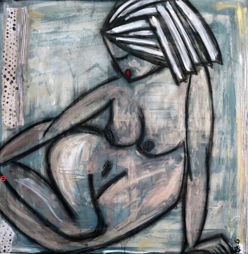 Pause en Pose di BA-G., Pittura in vendita su Singulart