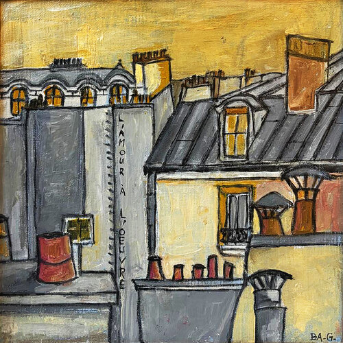 Toit 3 Paris van BA-G., Schilderij te koop op Singulart