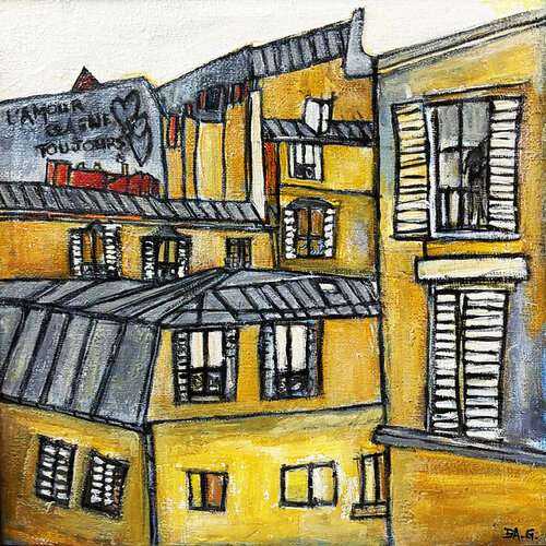 Toit 9 Paris by BA-G., Painting for Sale on Singulart