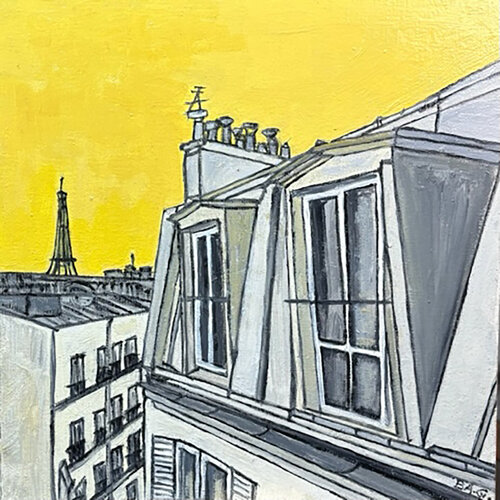 Toit 14 Paris by BA-G., Painting for Sale on Singulart