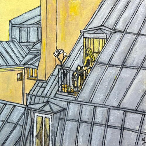 Toit 16 Paris by BA-G., Painting for Sale on Singulart