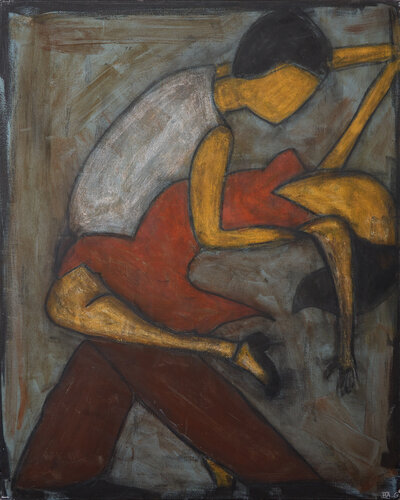 Tango :  Volco et Fernanda di BA-G., Pittura in vendita su Singulart