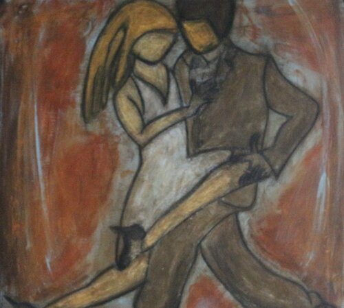 Harmonie au Tango van BA-G., Schilderij te koop op Singulart