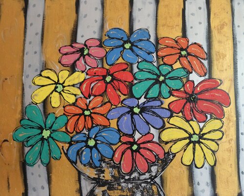 Nature épanouie di BA-G., Pittura in vendita su Singulart