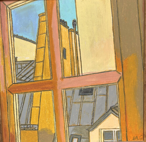 Toit 2-9 Paris depuis l' Hotel Salé de BA-G., Pintura a la venta en Singulart