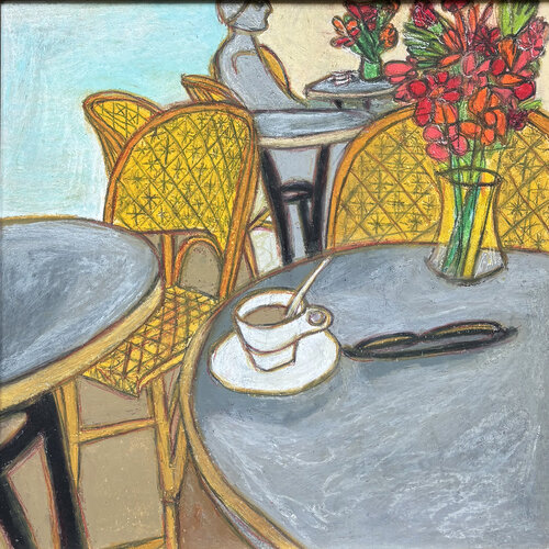 Terrasse parisienne 2-17 de BA-G., Pintura a la venta en Singulart