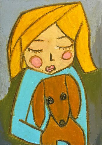 Teckel 4 by BA-G., Painting for Sale on Singulart