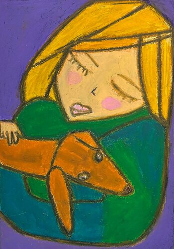 Teckel 12 by BA-G., Painting for Sale on Singulart