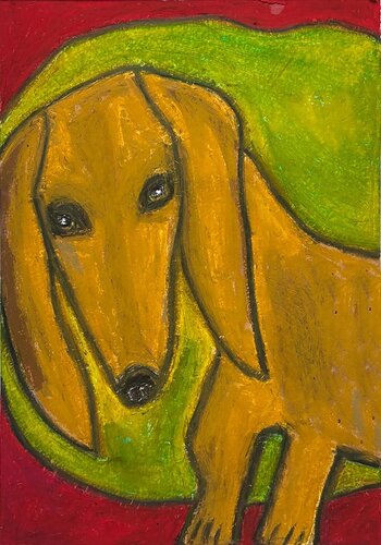 Teckel 14 par BA-G., Peinture en vente sur Singulart