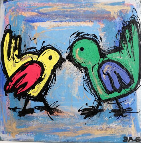 Jusqu'au-bout de la vie by BA-G., Painting for Sale on Singulart