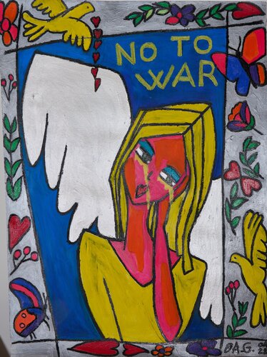No To War von BA-G., Malerei kaufen auf Singulart
