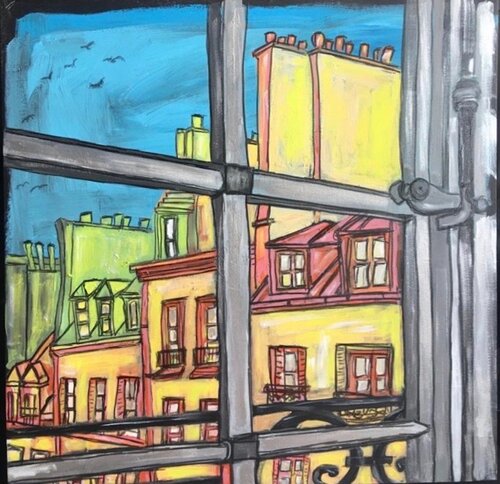 Depuis l hôtel salé by BA-G., Print for Sale on Singulart